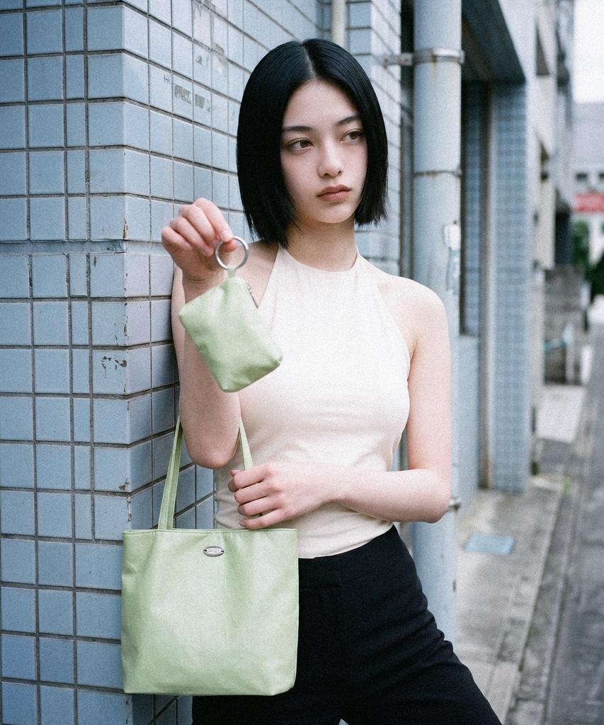 Masmarulez [Pouch Set] Lena Shoulder Bag_Lime Mint