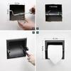 New Metal Toilet Paper Holder Recessed Toilet Paper Holder With Mounting Bracket Bathroom Wall Mount Toilet Paper Holder