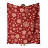 Christmas Checkered Pattern digital-printed polyester Bedroom velvet flannel soft sofa cover blanket Fleece soft sofa cover