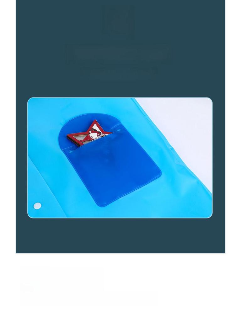 Koreanischer Kinder-Ganzkörper-Regenmantel: Einteiliger Poncho für Grundschüler mit Platz für Rucksäcke