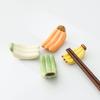 Japanese Style Cute Cartoon Fruit Ceramic Household Chopstick Rack Tableware Storage Rack Dining Table Decor Kitchen Accessories