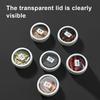 Yousheng Magnetic Spice Tins with Lids Tinplate Kitchen Seasoning Box for Refrigerator Use, Airtight Mini Spice Canister with Label Stickers