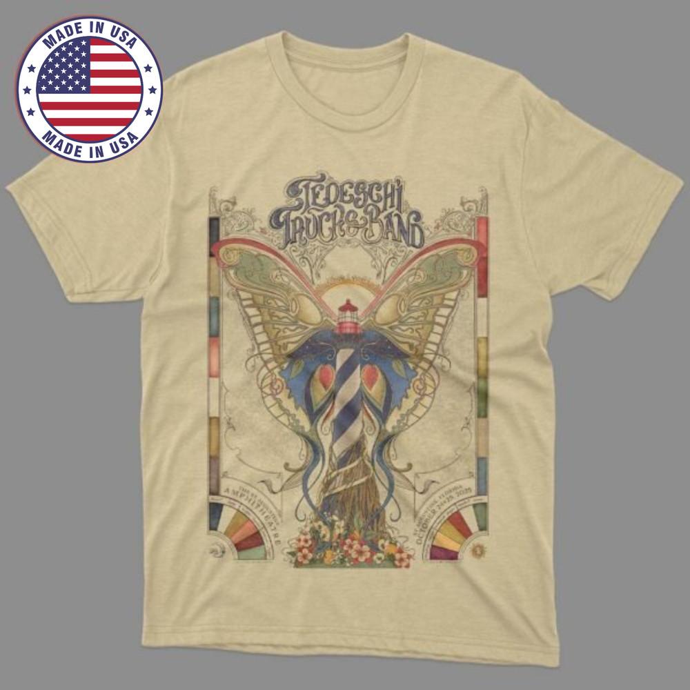 

Tedeschi Trucks Band 2025 St Augustine Poster TShirt Unisex All Sizes Unisex T-Shirt XXXL