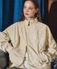 Cpgn Studio Velvet Racing Track Jacket Cream