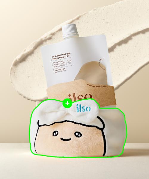 Ilso Rice Potato Pore Fresh Wash-Off Pack 150g (with Potato Headband) NONE