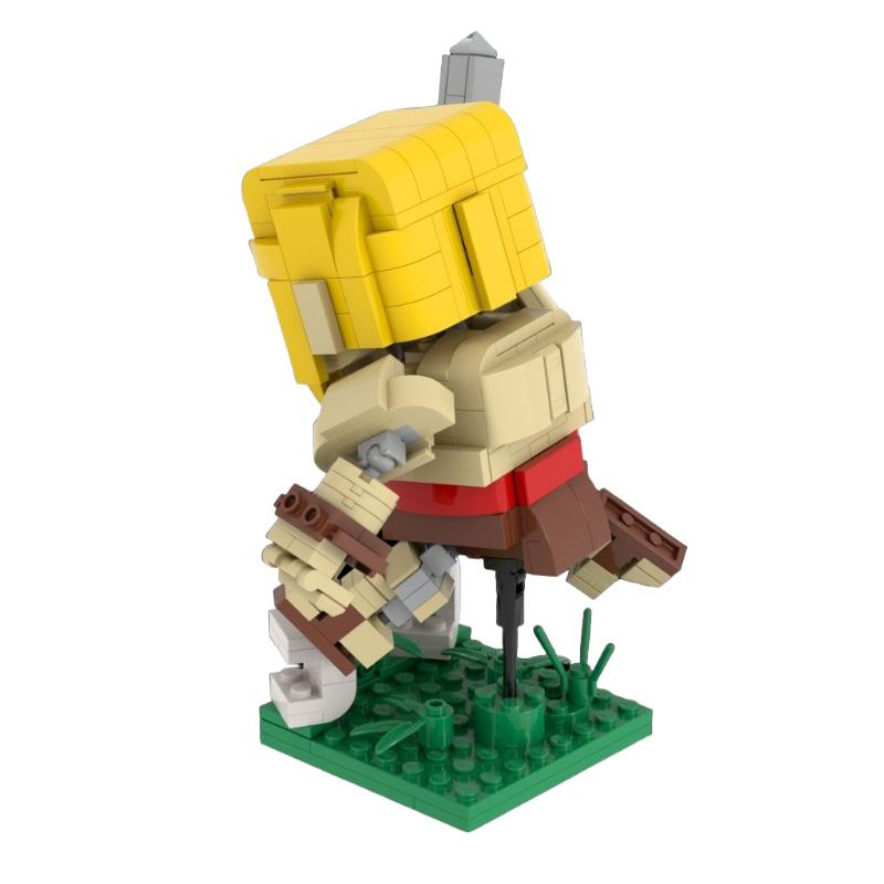 Heiße Spiel Actionfiguren Royale Clash Bausteine MOC Stammeskonflikt Barbaren Schweinereiter Modell Kinderspielzeug Geschenk