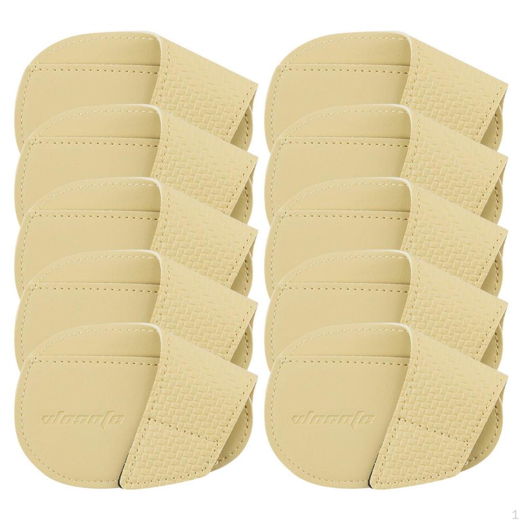 Golf Iron Cover Double Layer Headcover Set Scratch Protection Embroidered Club for