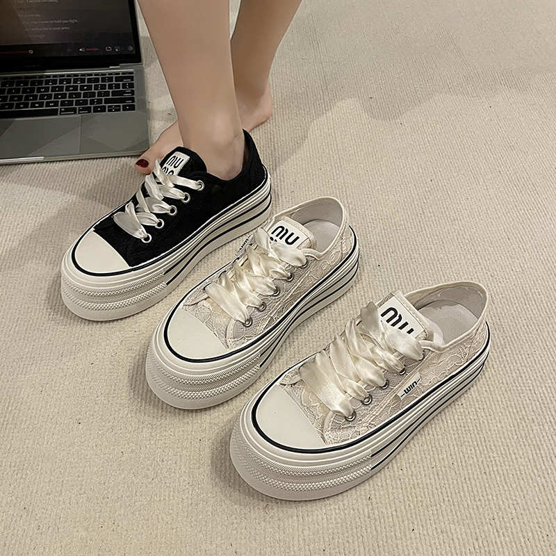 Fashion Flat-heeled Natural Leather Womens Sneakers Shoes Dress Black Woman Platform Sneakers High Heels Women Boots Sports Runing