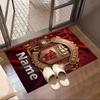 Custom Name Personalized Manchester United Print Carpet, Versatile Home Decor Rug, for Playroom, Apartment, Balcony, Entryway, Hallway Gift