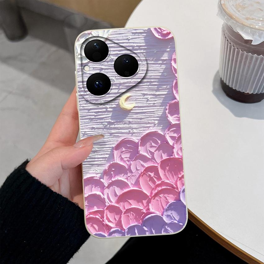 Beautiful Butterfly Flowers Fashion Case For Huawei Pura 80 Pro Plus Honor X7d X9d X20 V40 Phone Cover Liquid Silicone Anti Slip Shell For Huawei Capa