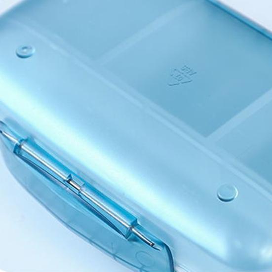 8 Grids Pill Box Classified Large Capacity Dust-proof Independent Division Pill Case for Travel