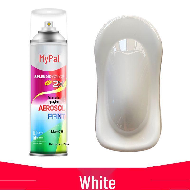 Chrome Self-Spray Stainless Steel & Rust-Proof Paint for Electroplated Metals, Galvanized Surfaces in Silver, Black, & White