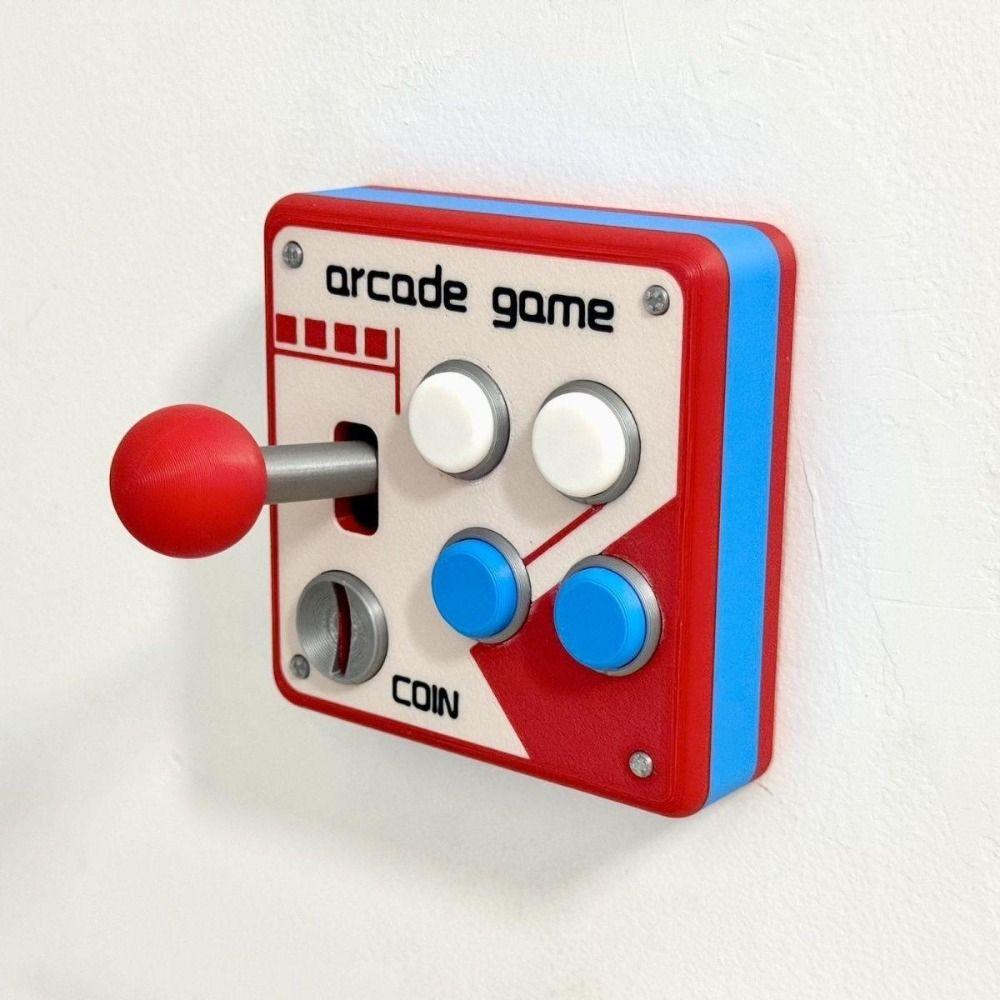 Creative Light Switch Guard Covers 3D Printed Console-shaped Switch Cover Living Room Decor