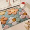 Vivid 3D Flower Fruit Anti Slip Absorbent Rug Welcome Doormat For Bathroom Bedroom Front Door Farmhouse Cute Home Decor