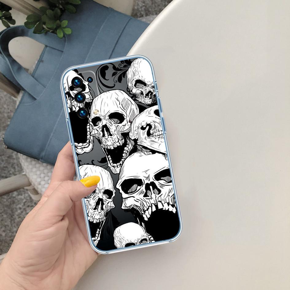 LO87 Skeleton Skull Phone Case for LG K22 K30 K40 K40S K41 K42 K50 K50S K51 K51S K52 K61 K62 K71 K92 Q60 Q61 V40 V50 V60