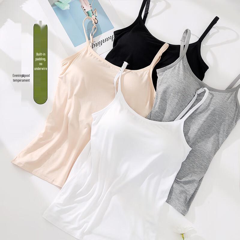 Langsha Women's Built-in Bra Camisole