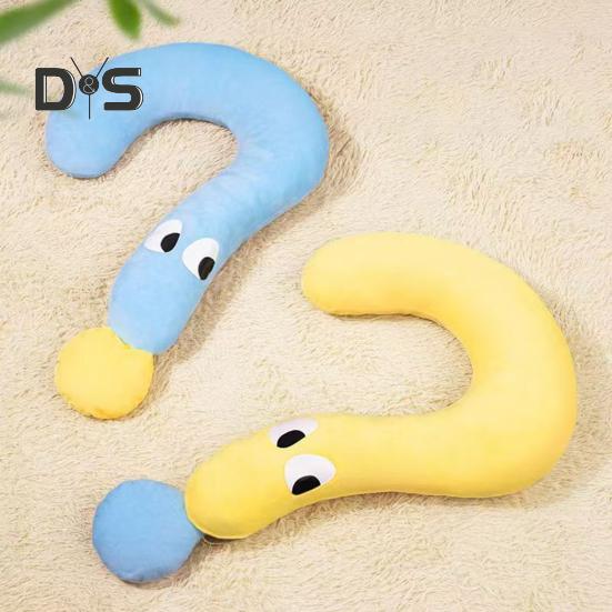 Katzenkissen für kleine Hunde und Katzen, weiches Plüsch-Katzenschlafkissen, U-förmiges Nackenkissen für Welpen zum Schutz der Halswirbelsäule