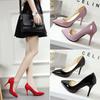 Nightclub and Single Shoes 2017 Spring New Pointed High Heels Stiletto Women's Shoes Work Shoes
