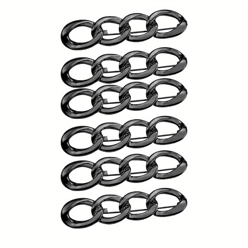 6Pcs Adjustable Jeans Button, Pant Waist Tightener For Waist Pins Brooch Tightening Waistband