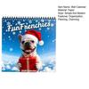 Französische Bulldogge Kalender 2026 Januar 2026 - Dezember 2026 12 Monatskalender Lustiger Frenchie Wandplaner für Zuhause Büro