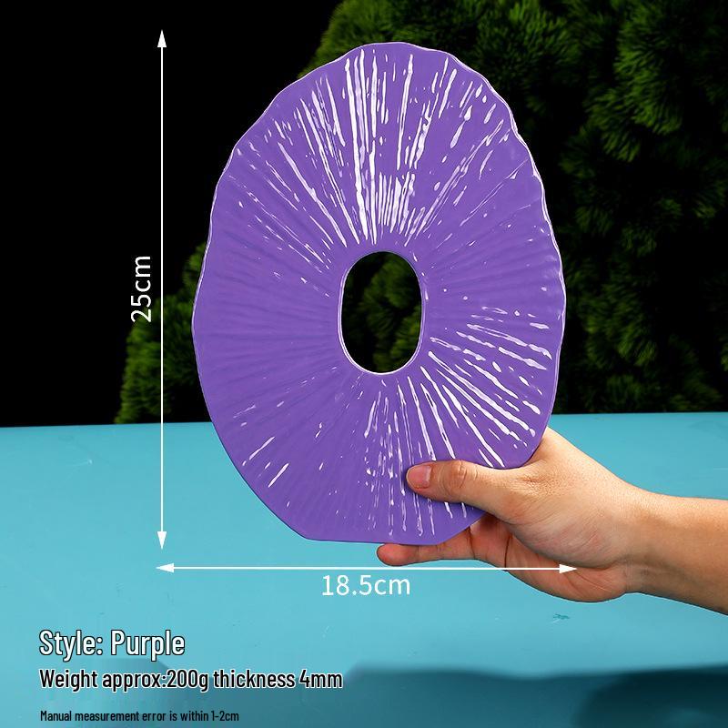 Talerz Sashimi Xianci: Wysokiej klasy ozdoby do prezentacji owoców morza - Okrągły plaster ryby do wystroju hotelowego