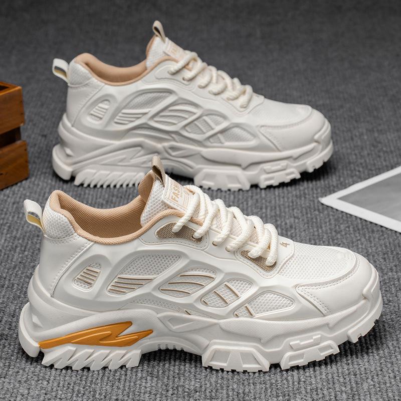 Men s shoes autumn new youth mesh trendy casual shoes men s non-slip heightening sports trendy shoes 44