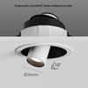 Adjustable LED Recessed Spotlight with Anti-Glare Gooseneck