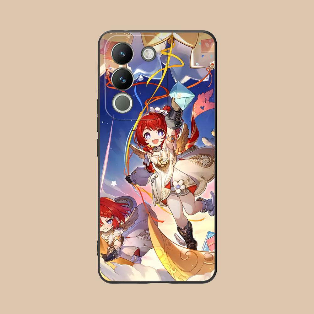 HSR Tribios Matte TPU Mobile Phone Case for VIVO Y77 76 75 74 73 72 58 56 55 51 50 38 36 Y19 Y18 Y03 Y01 5G Colorful Cover