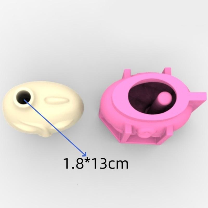 Creative Vase Molds Silicone Crafting Molds Abstract Face Shape Great for Concrete Flower Pots and Artistic Pen Holders
