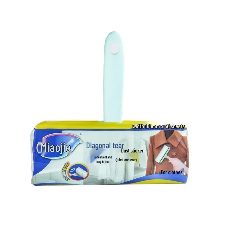 

Miao Jie 16cm White Lint Remover with 40 Diagonal Tear-Off Sheets 160mm светло-синий