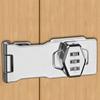 Easy To Install Password Door Lock 3-Digit Combination Password Lock Rotary Hasp Locks  Bathroom