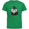 St Patricks Day Irish I Was This Cute Panda Green Adult T Shirt
