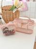 Ruffled Mesh Bag: Chic Portable Student Lipstick Holder