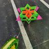 1-Pack New 3D Plum Blossom Kite, Suitable for Beach Park Picnic Travel, Kids & Adults, Easy-to-Fly Outdoor Toy