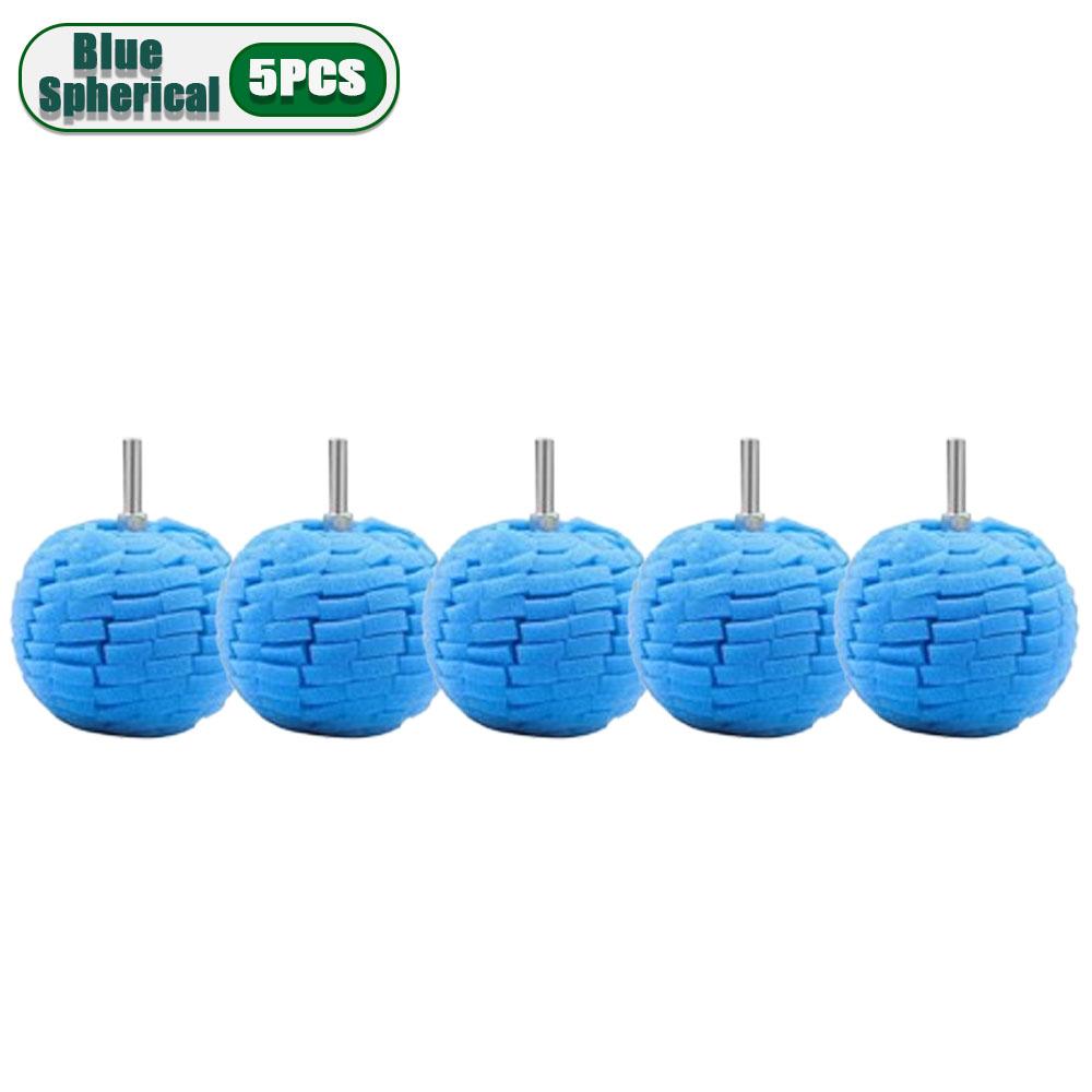 1-10PCS Car Hub Polishing Sponge Conical Grinding Wheel Metal Plastic Auto Rim Cleaner Car Polishing Tool Accessories