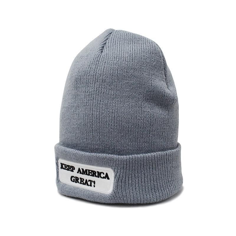 Trump Winter Beanie Hat Keep America Great Knit Beanie Warm Ski Cap Unisex Hats