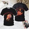 T-shirt Imprimé 3D Groupe Rock Motley Crue Hommes Femmes Mode Hip Hop Décontracté Manches Courtes Hauts T-shirts Vêtements Hommes T-shirt Enfant