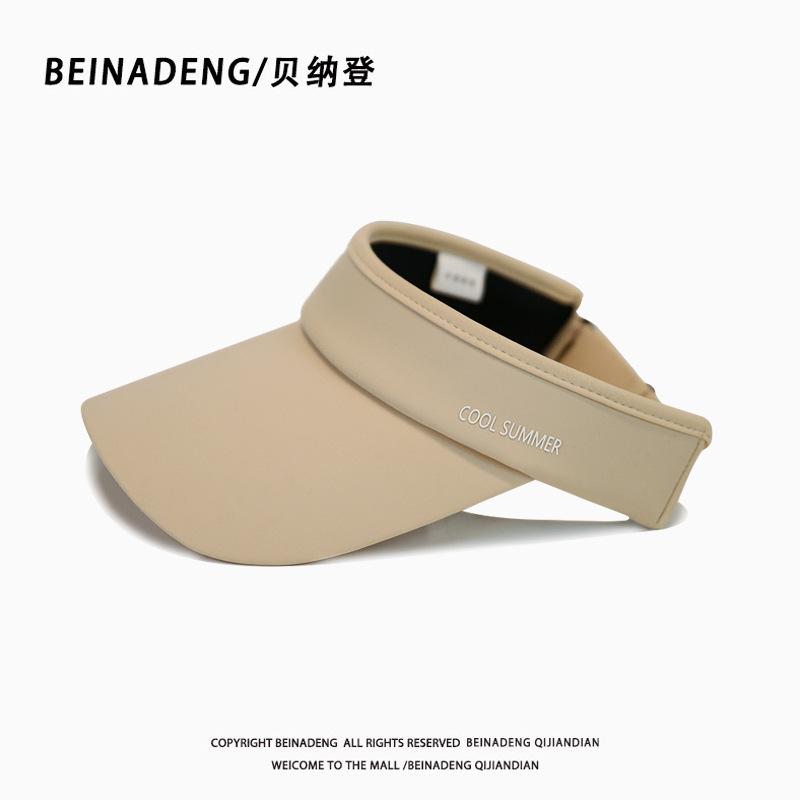 Sunscreen Hat Men's New Summer Face Covering, Small Face UV Protection Sun Hat Running Sports Duck Tongue Empty Top Hat