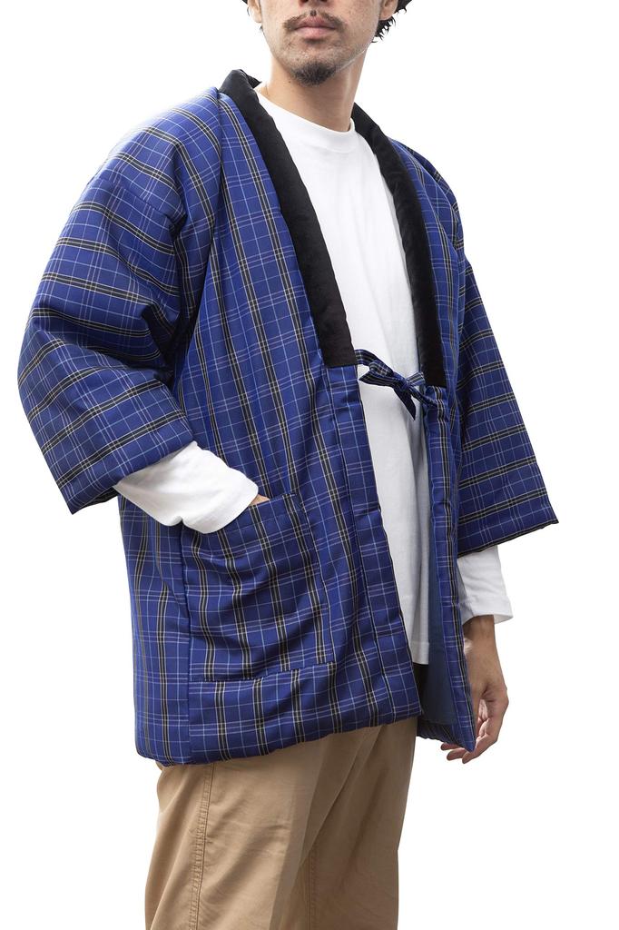 Watanosato Kurume Handmade Hanten for Made in Filled with Cotton Men, Japan, (142)