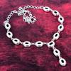 Citrine Handmade Gemstone Necklace, 925 Solid Sterling Silver Necklace Antique Jewelry, For Engagement Gift