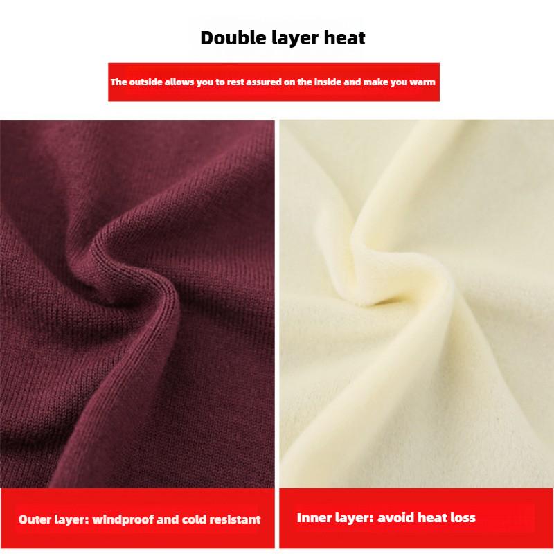 Parent-child Clothing for Boys and Girls, Sweater Vest, Warm Fleece Knitted Vest, Autumn and Winter Thickened Vest