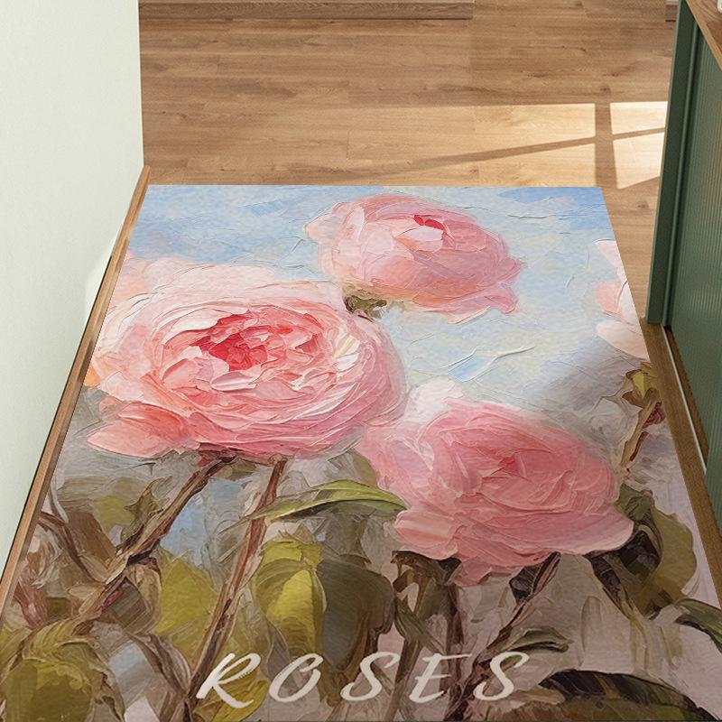 

Придверный коврик для входной двери Коврик для входа в дверь Кухня Ванная туалет Туалет Нескользящий коврик Бытовой ковер Коврик для пола 40 * 60cm A touch of clean