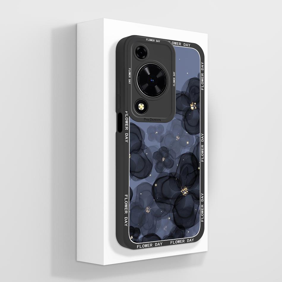 Case For Huawei Nova Y72 Cute Design Phone Cover Camera Protector Soft Liquid Silicone Funda Models MGA-LX3 Protective Bumper