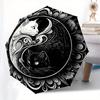 Yin Yang Katzen: Ein einzigartiges Schwarz-Weiß-Kunstwerk für Ihre WohnkulturRegenschirm, Tragbarer 3-fach Kompakter Regenschirm für Männer & Frauen Geschenk