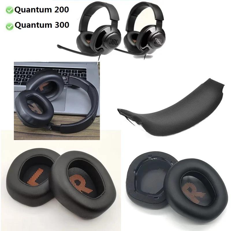 Replacement for JBL Quantum 200 300 Q200 Q300 Headband Ear Pads Earphone Cushions Headphones Protein Earmuff