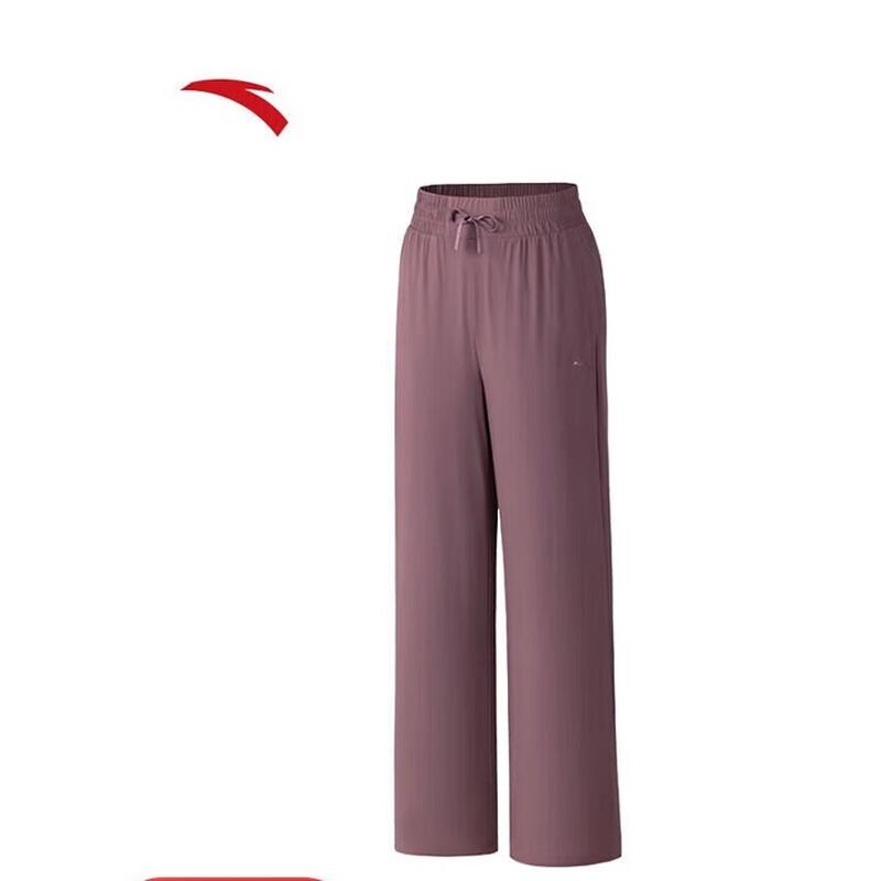 ANTA Women s Summer Ice-Feel Knitted Straight-Leg Sports Pants XL