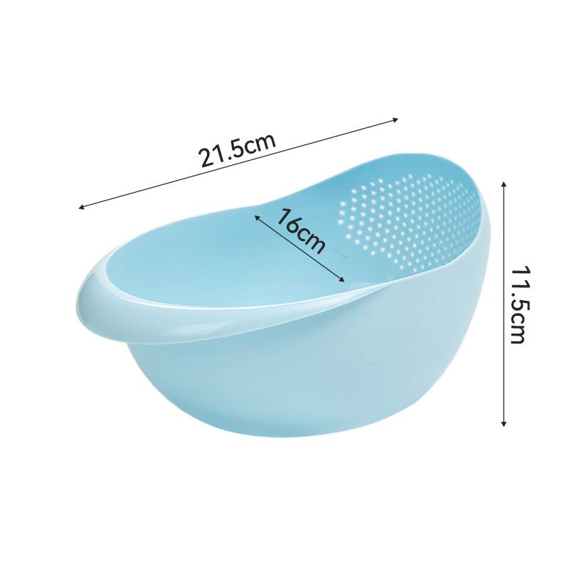 

Multi-purpose Rice Drainage Basket and Fruit and Vegetable Drainage Sieve Kitchen Tool Kitchen Gadgets Accessories небесно-голубой