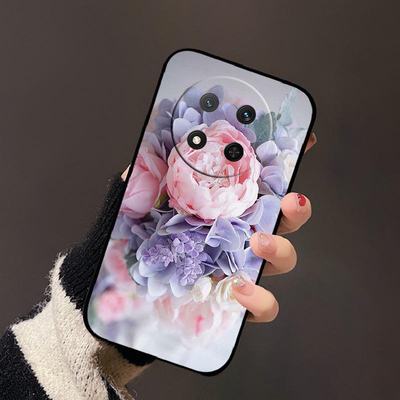Für Honor X9c 5G X60 Pro 5G Mode Farbe Schild Luxus Silikon Hülle Funda Für Honor X9C 5G X60 Pro 5G Schwarze Rückseite