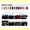 Car Steering Wheel Cover Suede Leather For Mercedes Benz Class GLC GLK ML SLK Vito W203 W222 W221 Steering Wheel Braiding Cover