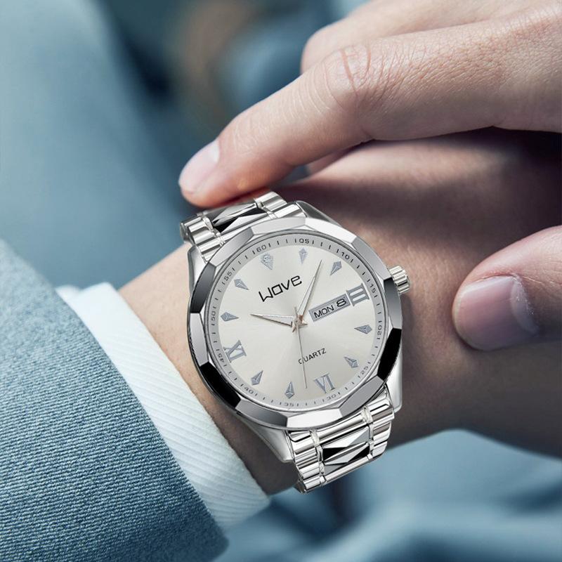 Langjue Watch Men'S, Fashion Couple Watch, Calendar Luminous Men'S Watch High-End Business Men'S Watch